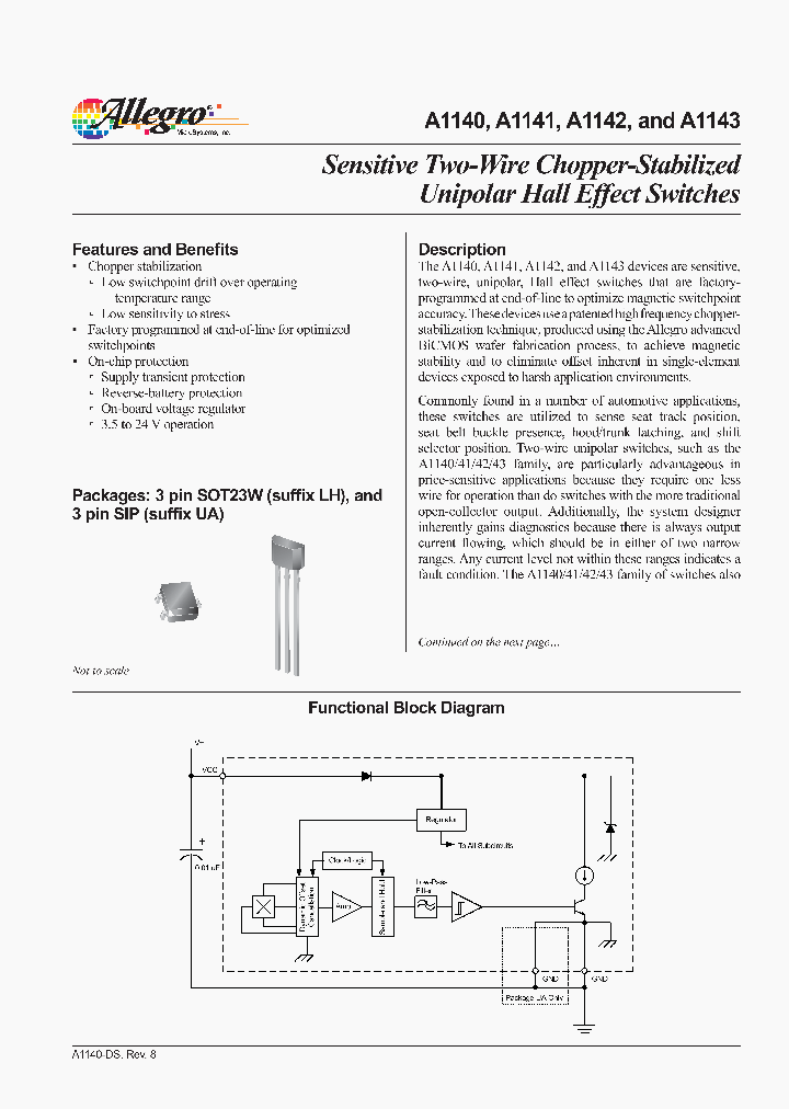 A1141_826901.PDF Datasheet Download --- IC-ON-LINE