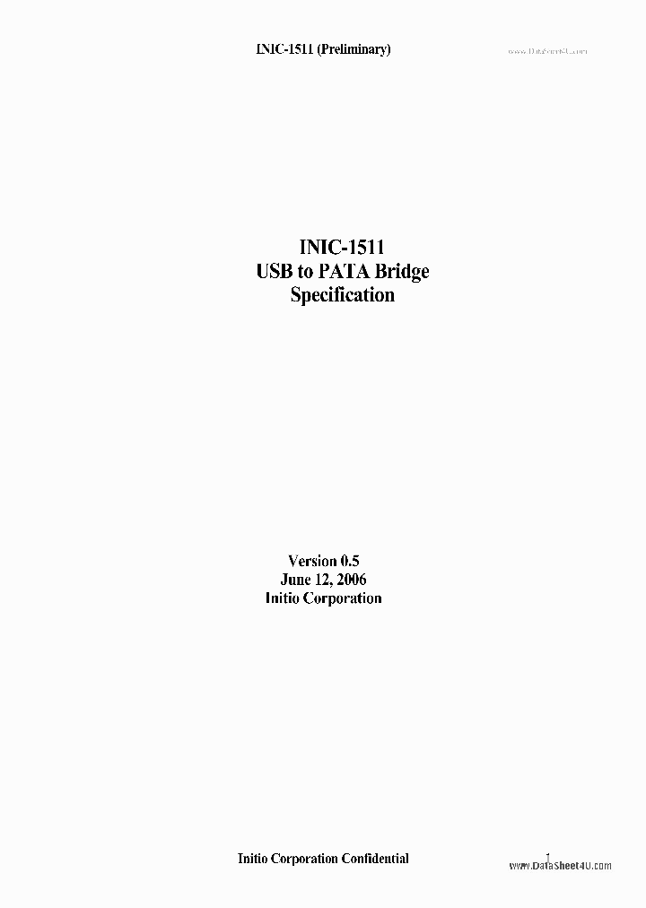 INIC-1511_1423726.PDF Datasheet