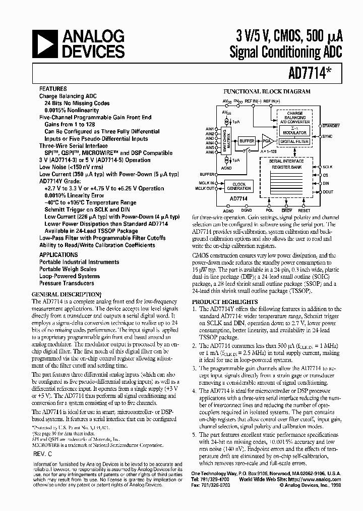 AD7714ACHIPS-5_1462663.PDF Datasheet