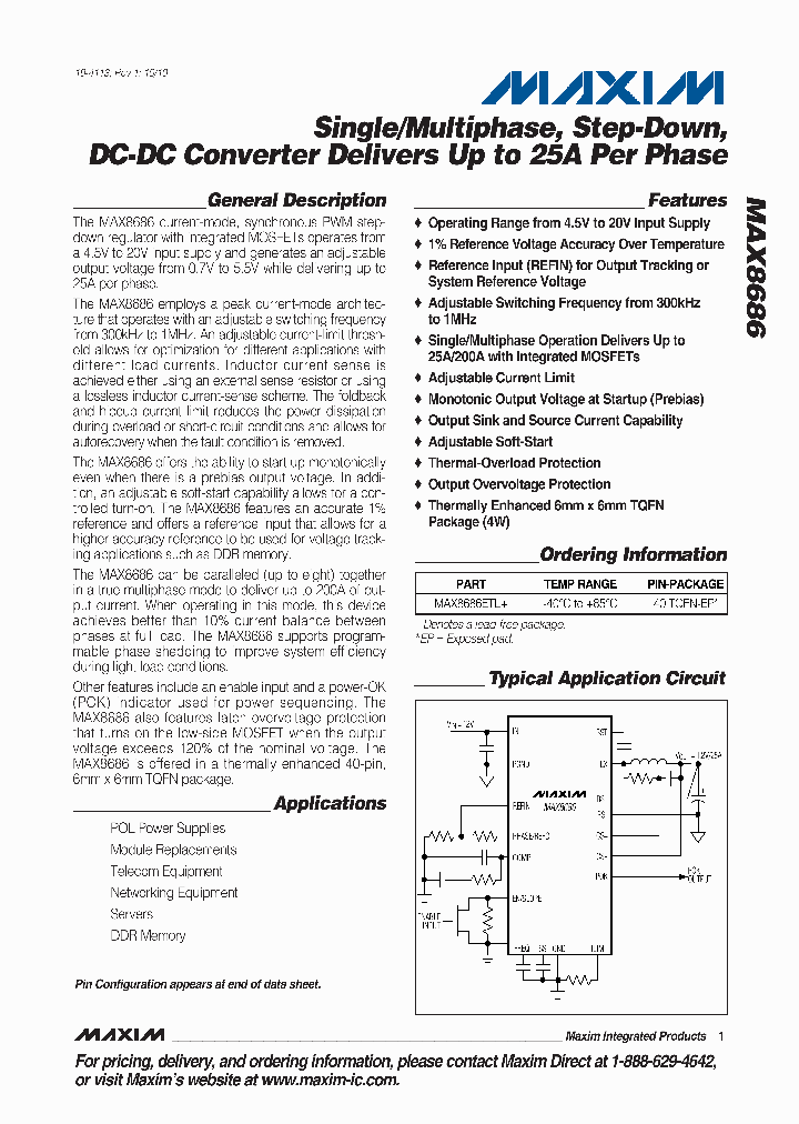 MAX8686ETL_1513577.PDF Datasheet