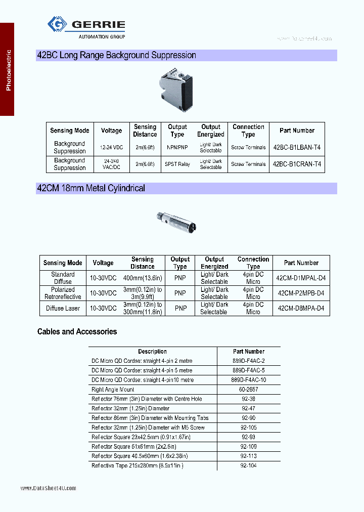 42GRF-9000-QD_1535904.PDF Datasheet