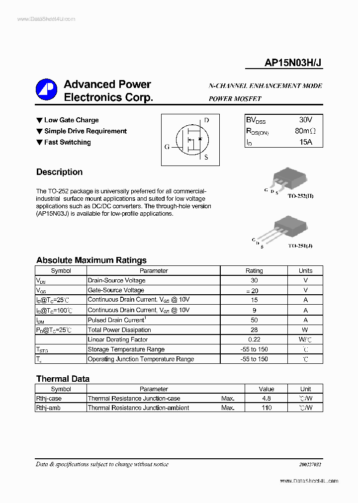 15N03K_1546055.PDF Datasheet