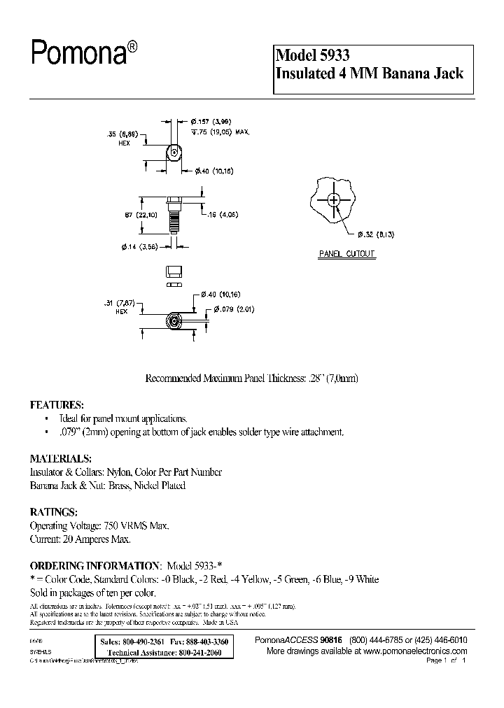 5933-4_866640.PDF Datasheet Download --- IC-ON-LINE