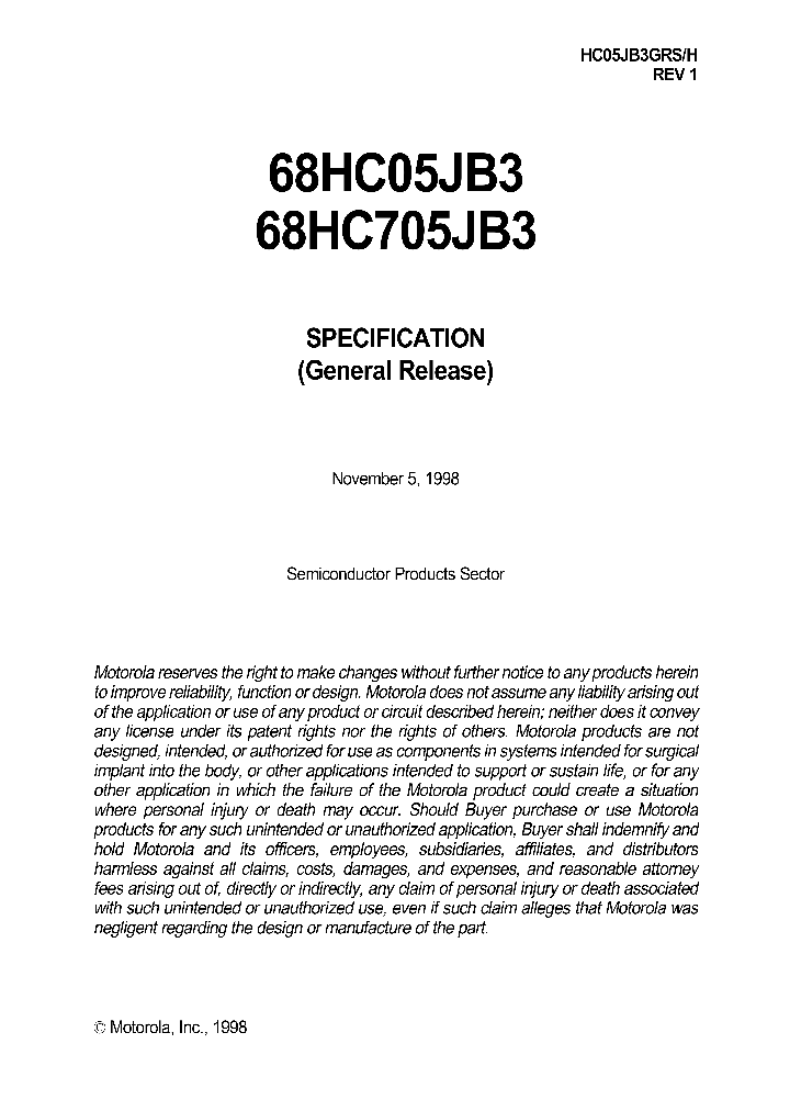 HC05JB3GRSH_1552983.PDF Datasheet