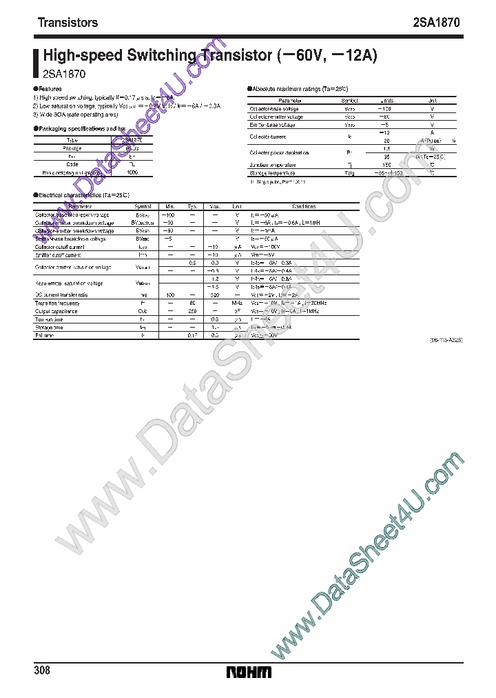 2SA1870_1544908.PDF Datasheet