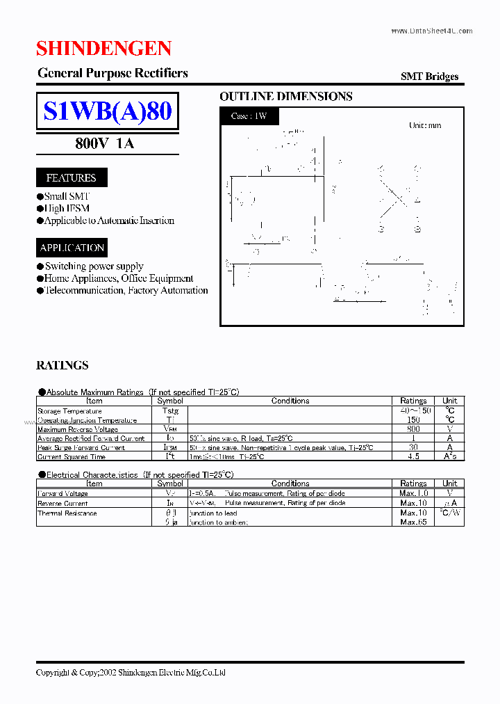 S1WBA80_1540269.PDF Datasheet