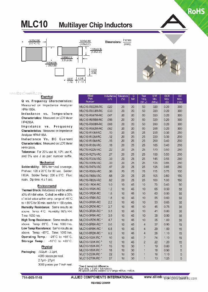 MLC10_1550888.PDF Datasheet