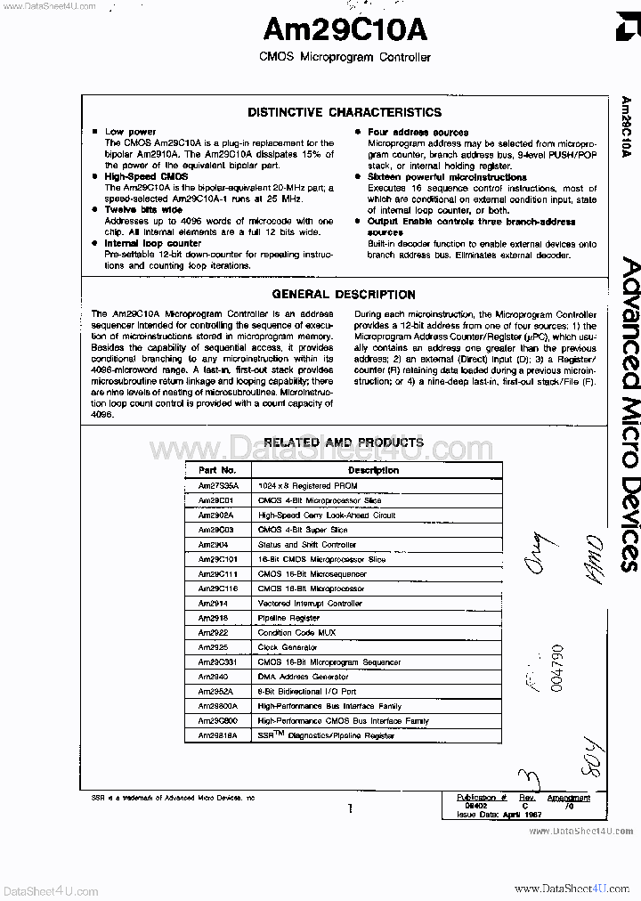 AM29C10A_1558581.PDF Datasheet