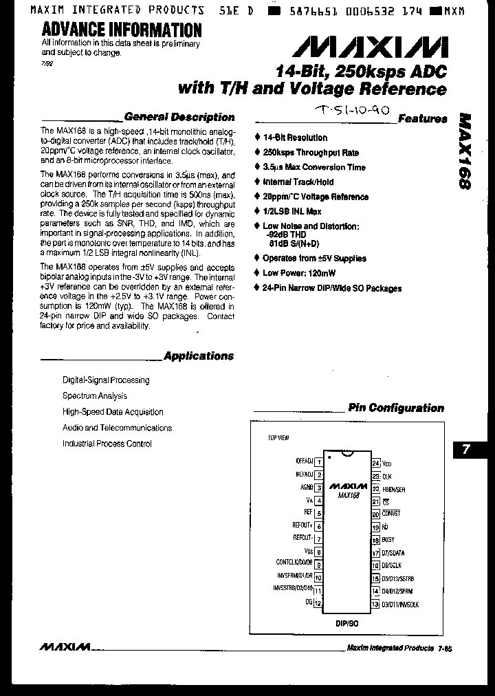 MAX168_872331.PDF Datasheet