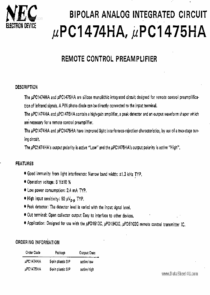 C1474HA_1573149.PDF Datasheet