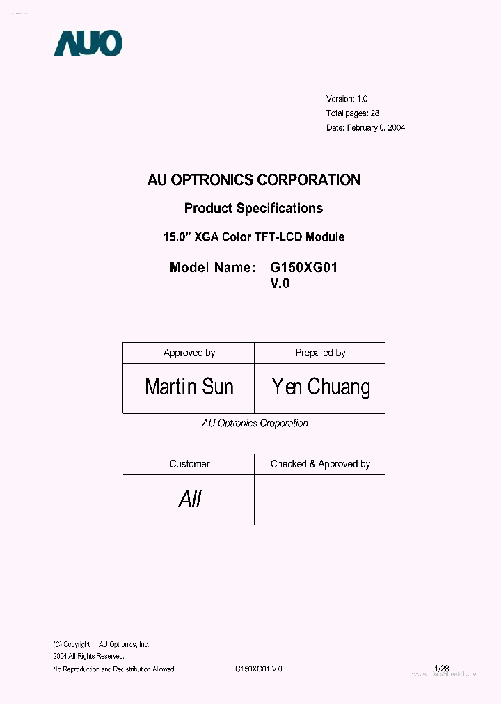 G150XG01_1576468.PDF Datasheet