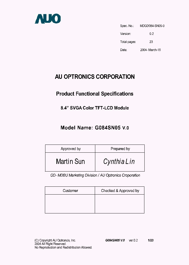 G084SN05-V0_1576345.PDF Datasheet