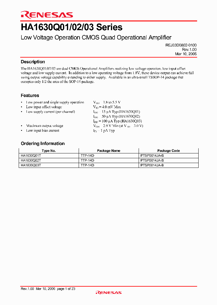 HA1630Q03T_1594158.PDF Datasheet