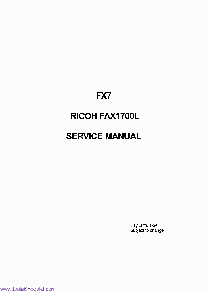 FAX1700L_1576297.PDF Datasheet