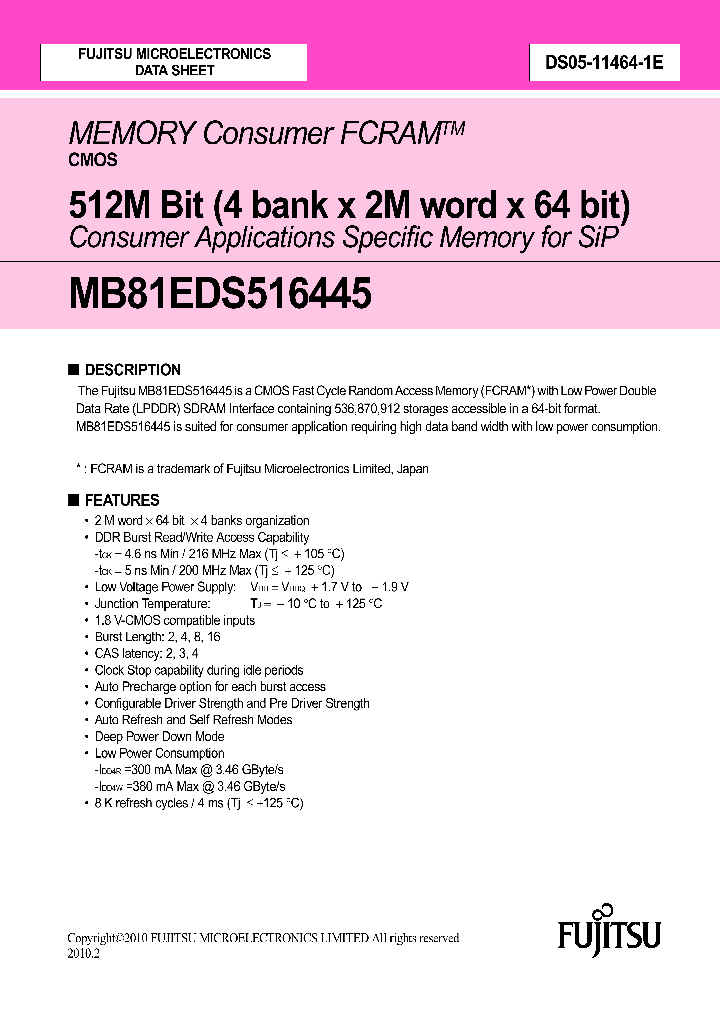 MB81EDS516445_1598352.PDF Datasheet