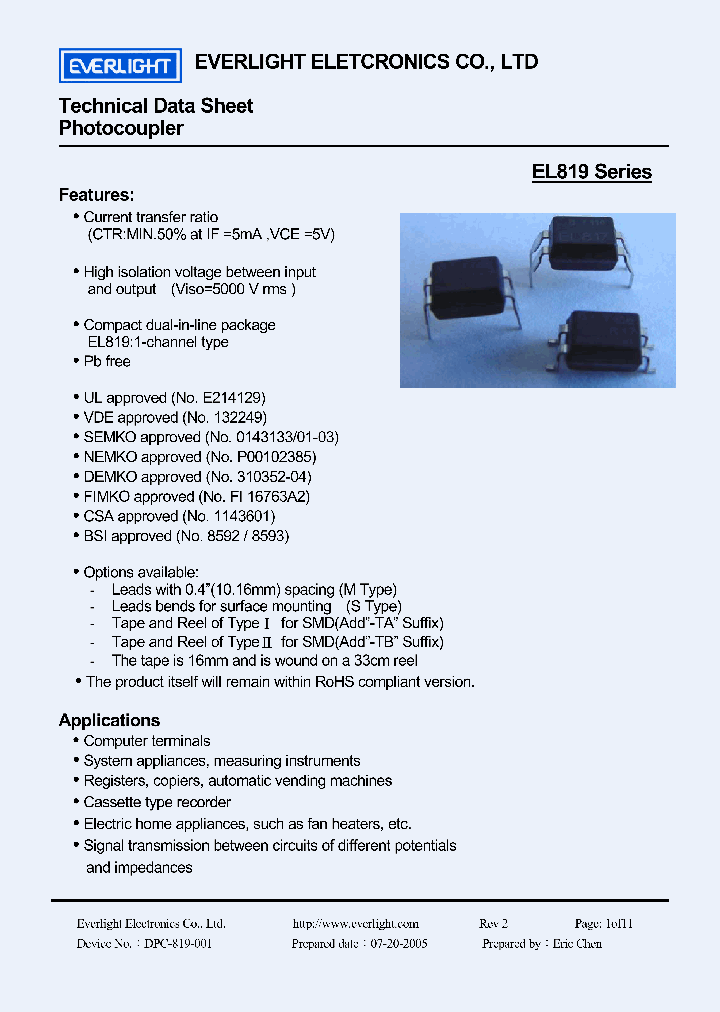 EL819_928691.PDF Datasheet