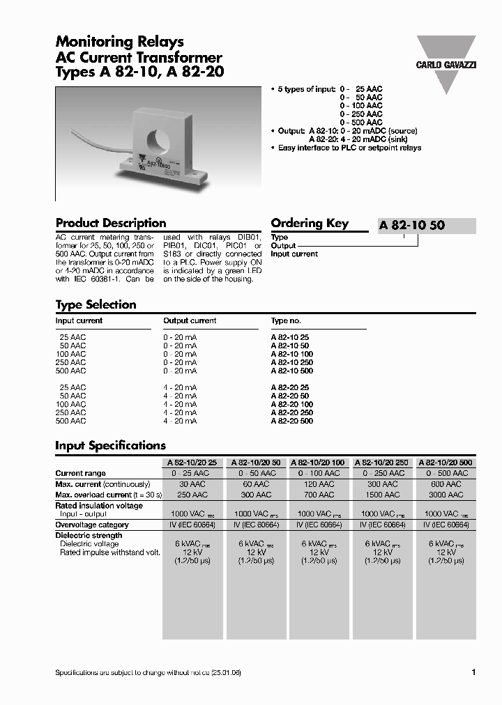 A82-10_1004721.PDF Datasheet