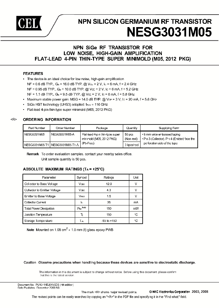 NESG3031M05-T1-A_1034745.PDF Datasheet