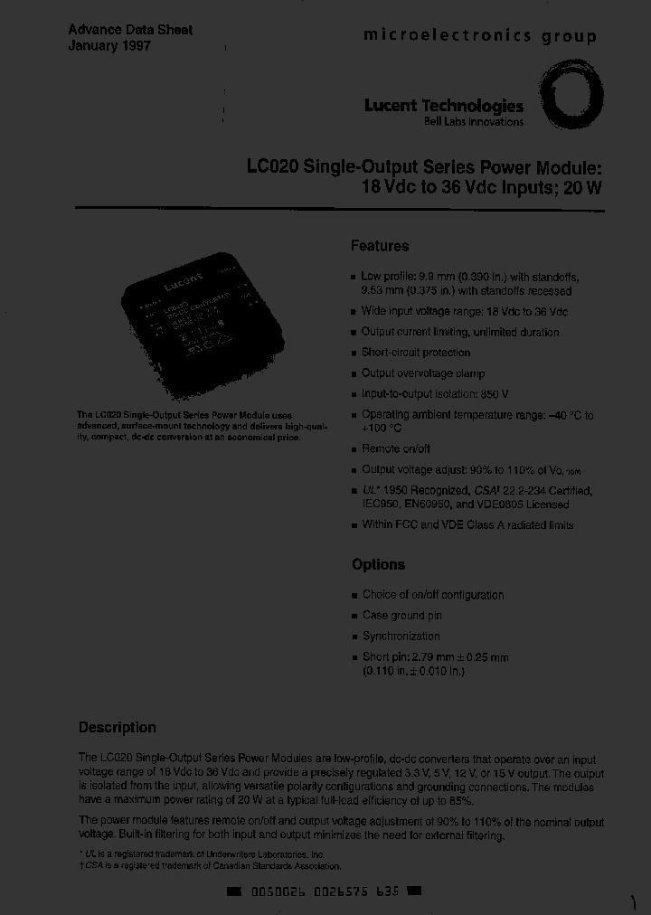 LC020A7_1036498.PDF Datasheet