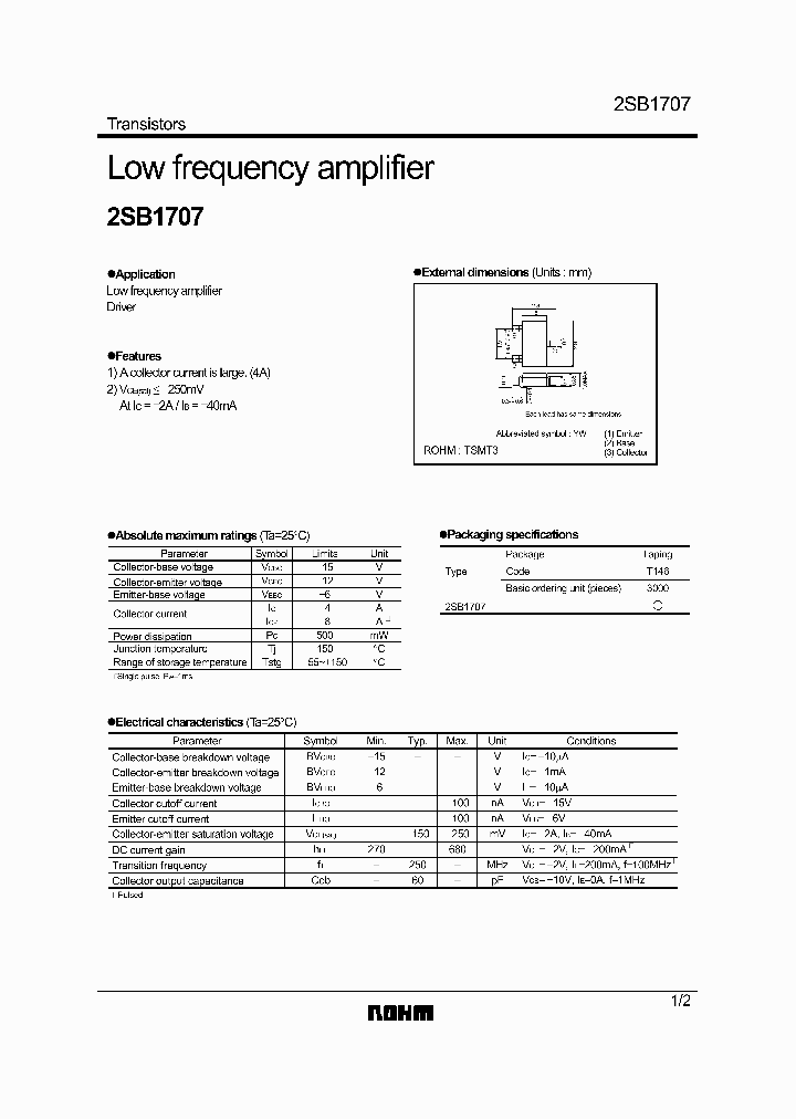 2SB1707_1645384.PDF Datasheet
