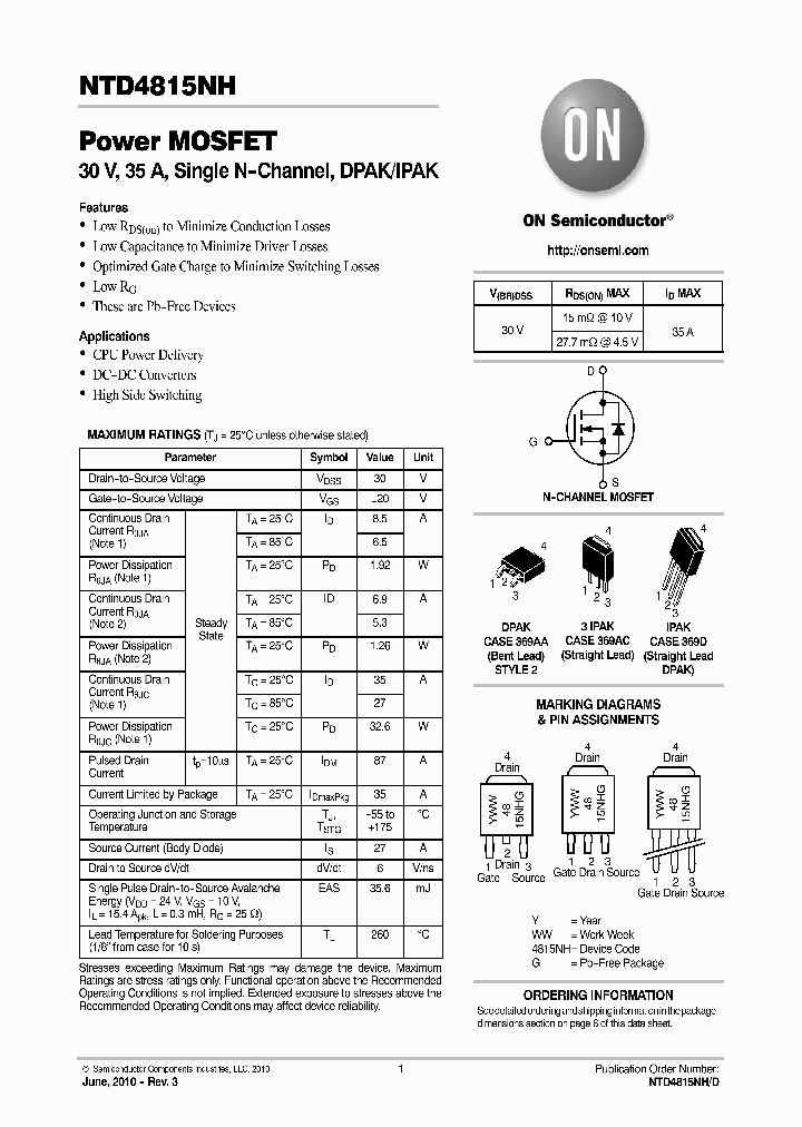 NTD4815NH-35G_1055023.PDF Datasheet