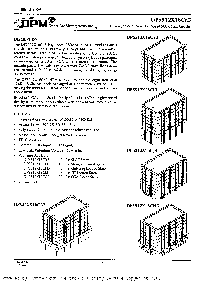 DPS512X16CH3-30I_1059908.PDF Datasheet