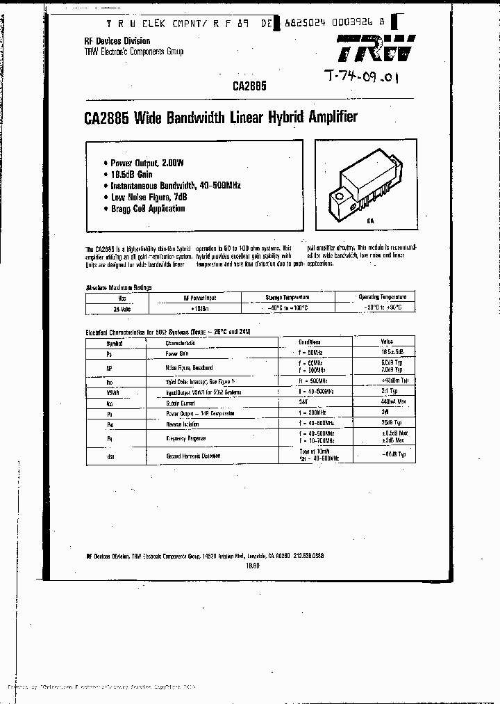 CA2885_1067941.PDF Datasheet