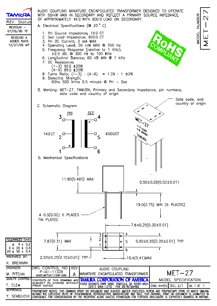 MET-27_1088860.PDF Datasheet