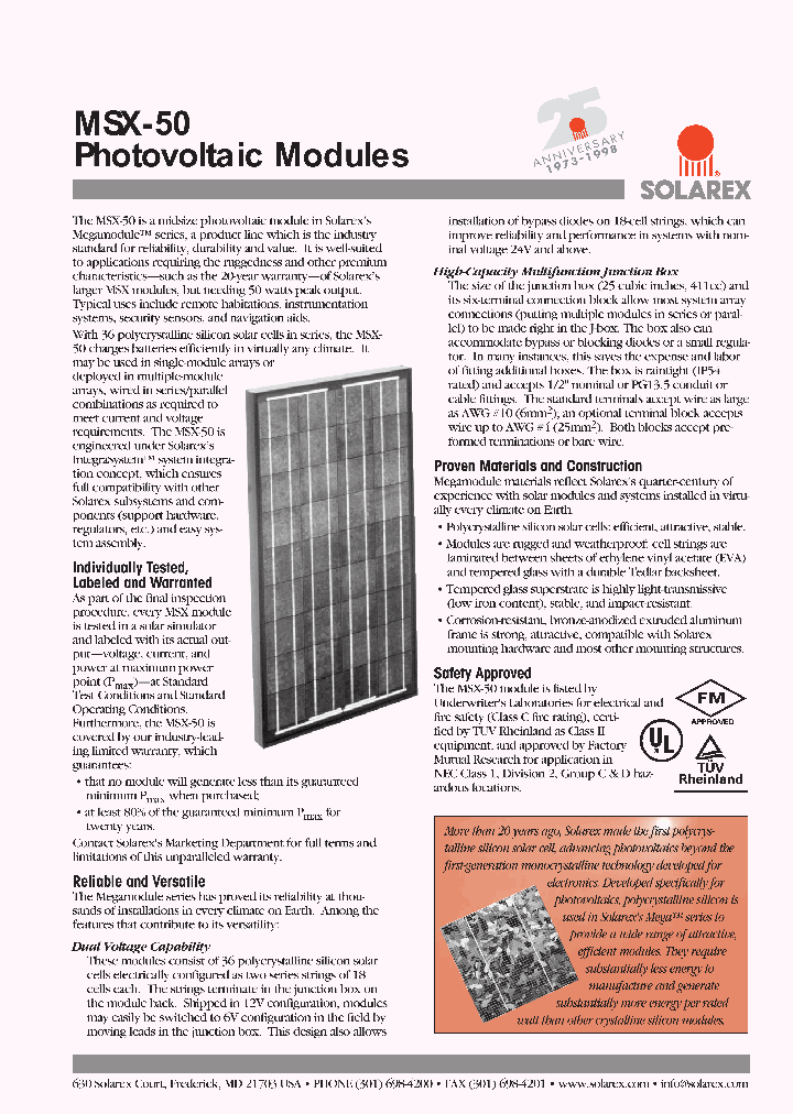 MSX-50_1088137.PDF Datasheet
