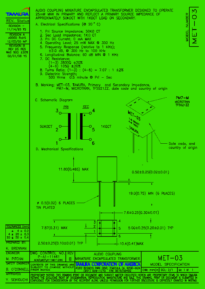 MET-03_1090098.PDF Datasheet