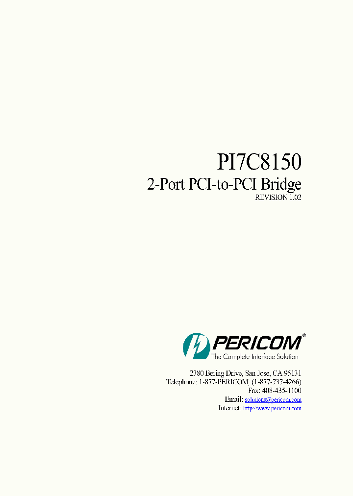 PI7C8150MA-33_1094745.PDF Datasheet
