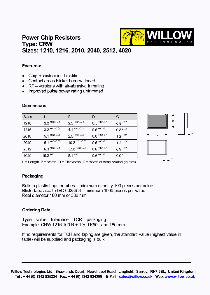 CRW_1122413.PDF Datasheet