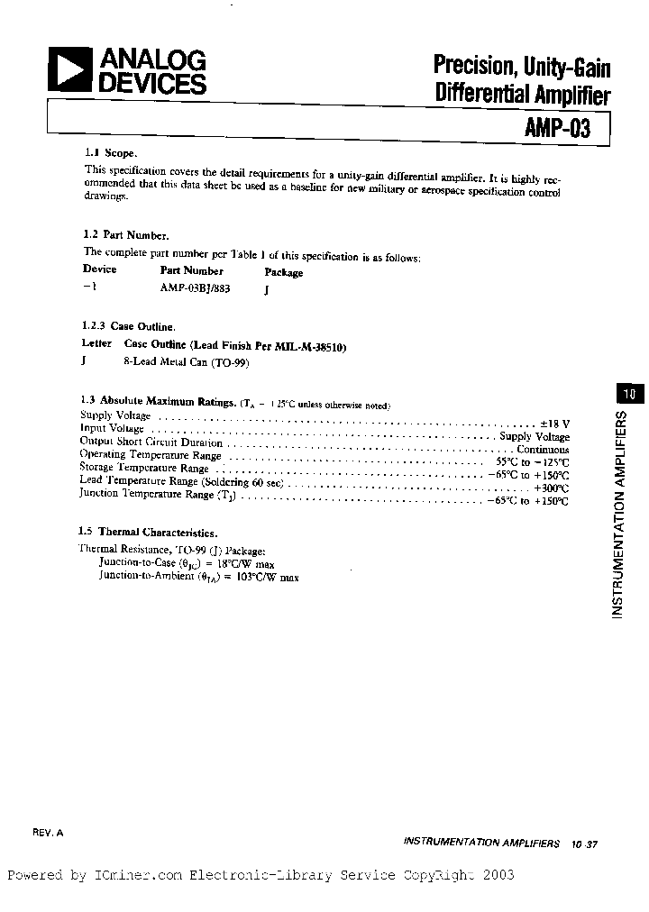AMP03BJ883_1125640.PDF Datasheet