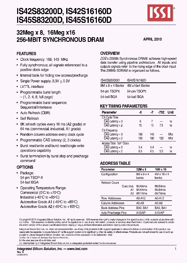 IS42S16160D-75EBLI_1134239.PDF Datasheet