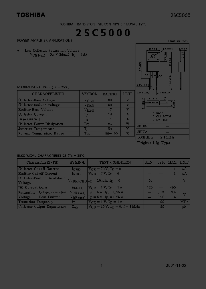 2SC5000_1682890.PDF Datasheet