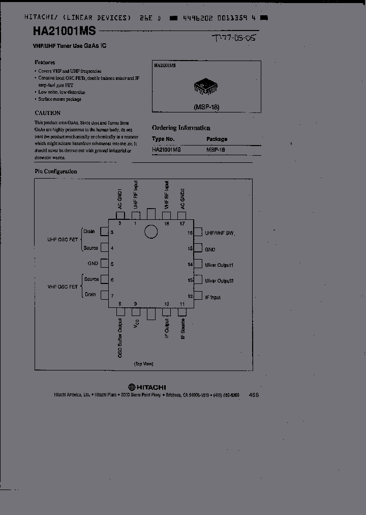 HA21001MS_1146468.PDF Datasheet
