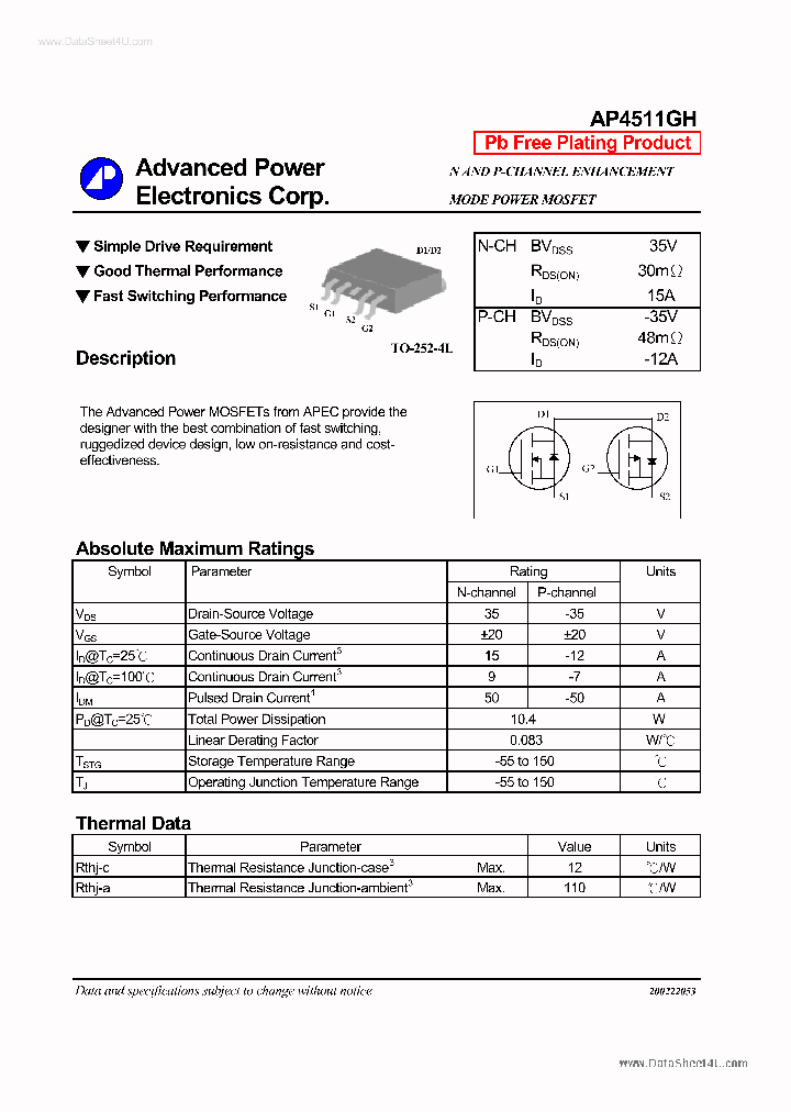 AP4511GH_1686141.PDF Datasheet