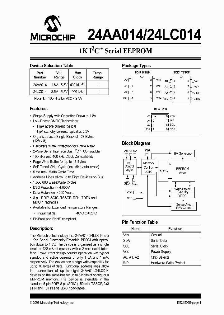 24LC014-EMNY_1165601.PDF Datasheet