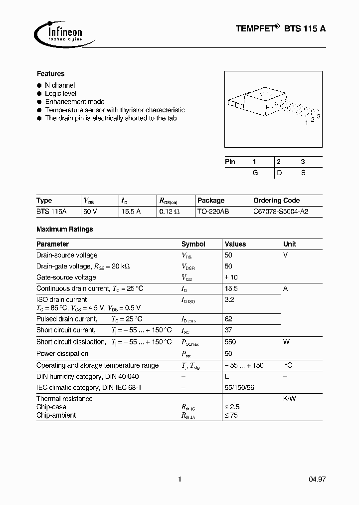 BTS115-A_1170030.PDF Datasheet