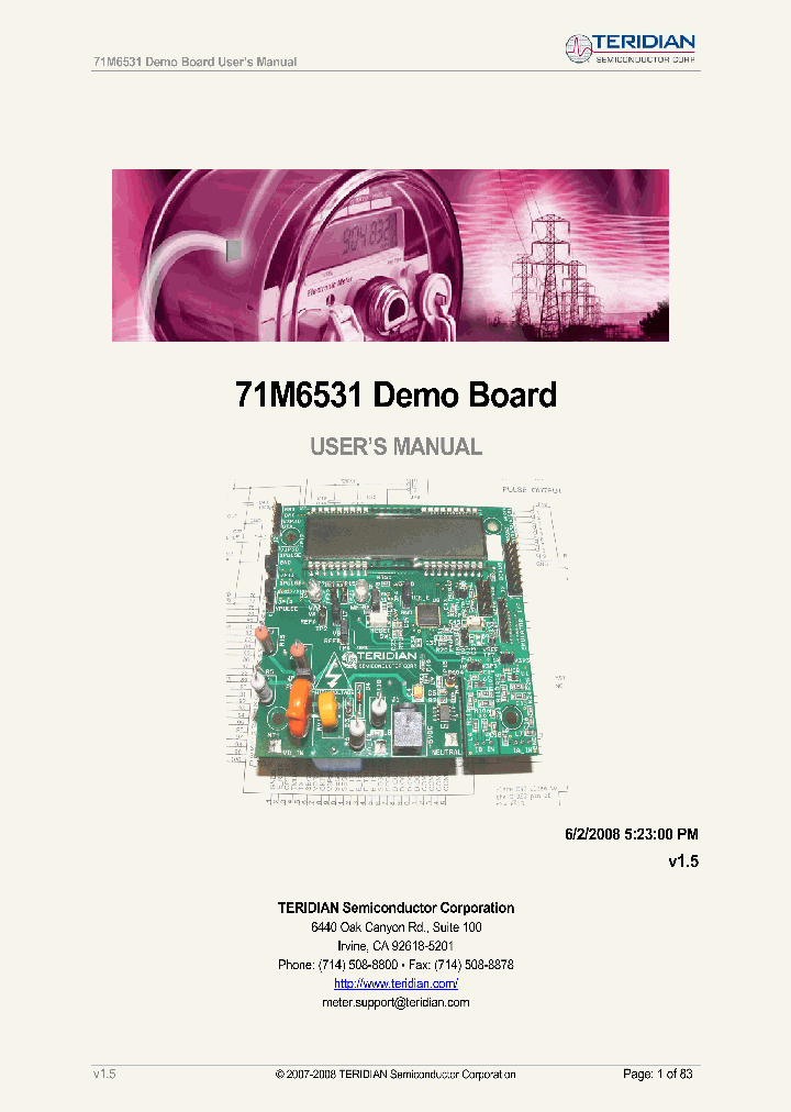 71M6531F-DB_1193292.PDF Datasheet