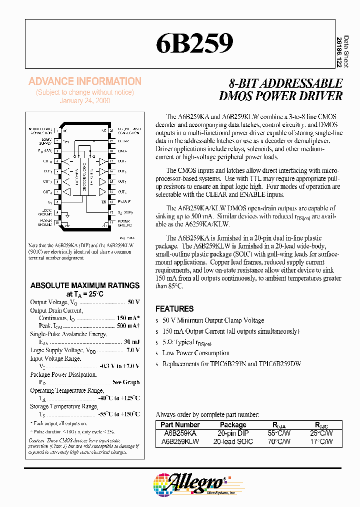 A6B259_1214896.PDF Datasheet