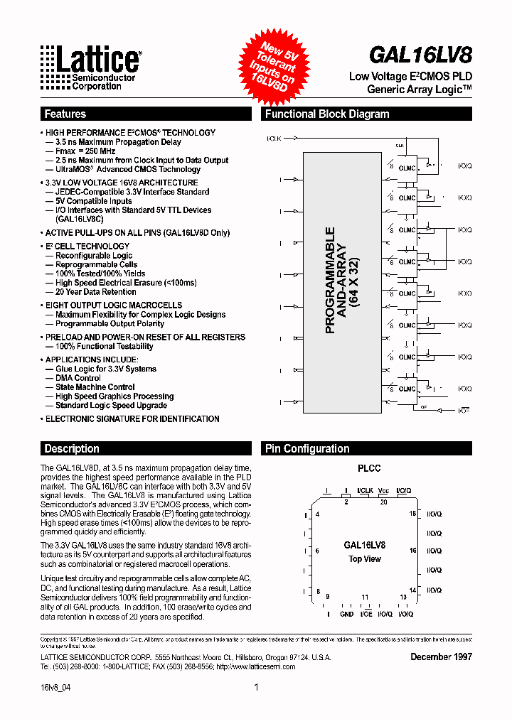 GAL16LV8_1212517.PDF Datasheet