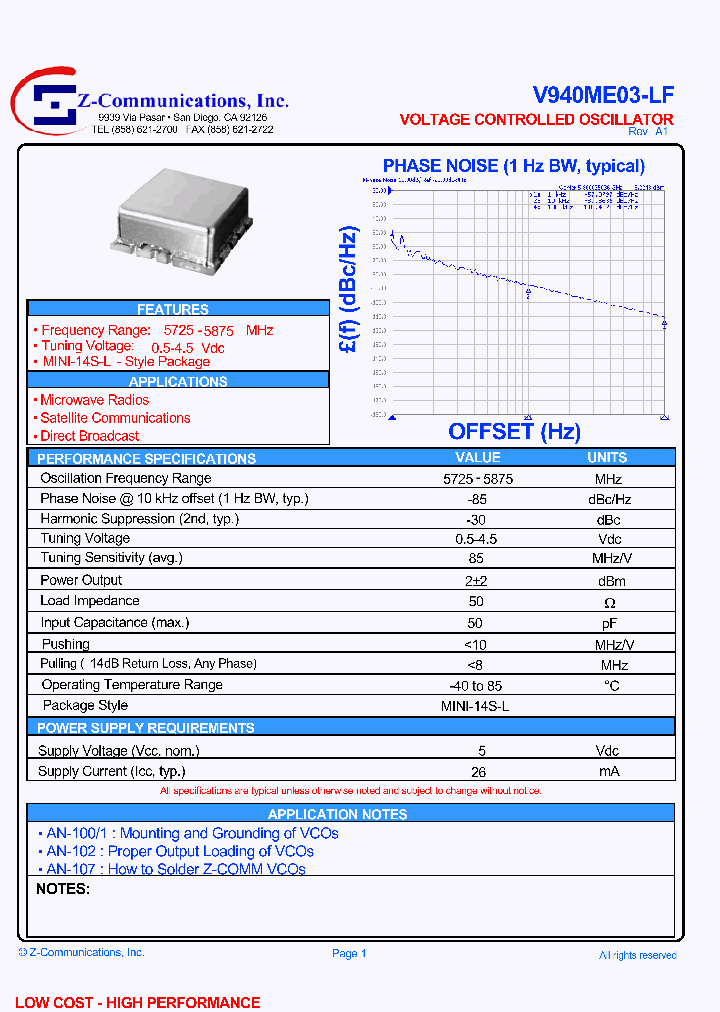 V940ME03-LF_1260663.PDF Datasheet