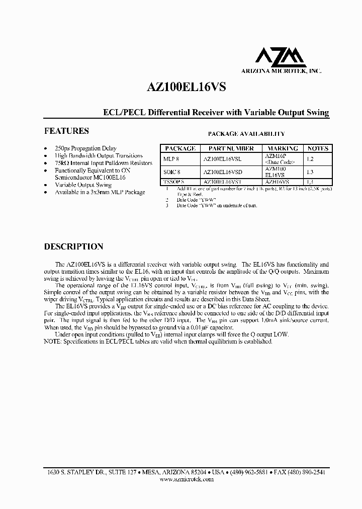 AZH16VS_1262876.PDF Datasheet