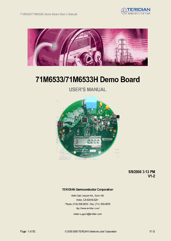 71M6533-DB_1282074.PDF Datasheet