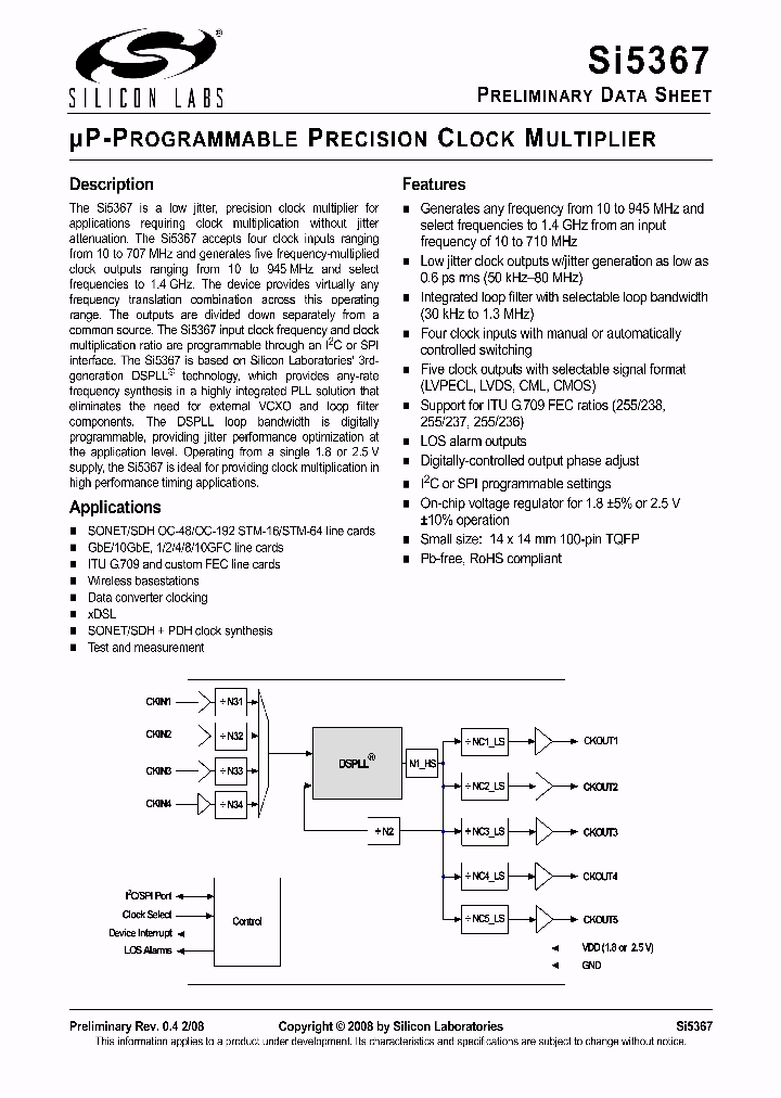 SI536768-EVB_1331537.PDF Datasheet