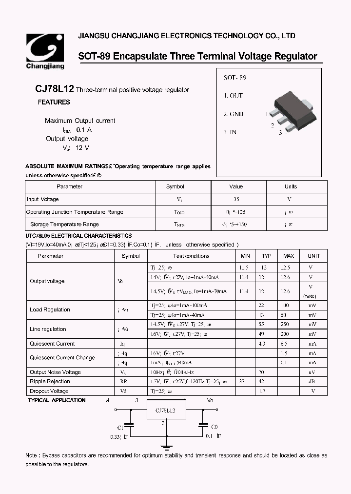 CJ78L12-SOT-89_1355775.PDF Datasheet
