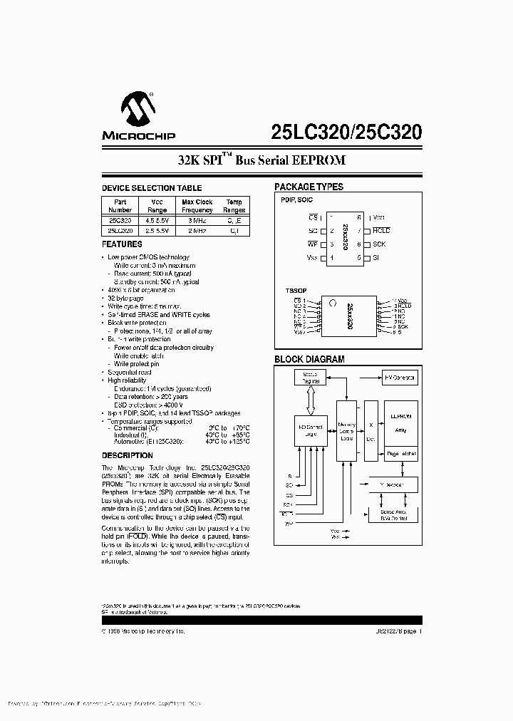 25C320EST_1357043.PDF Datasheet Download