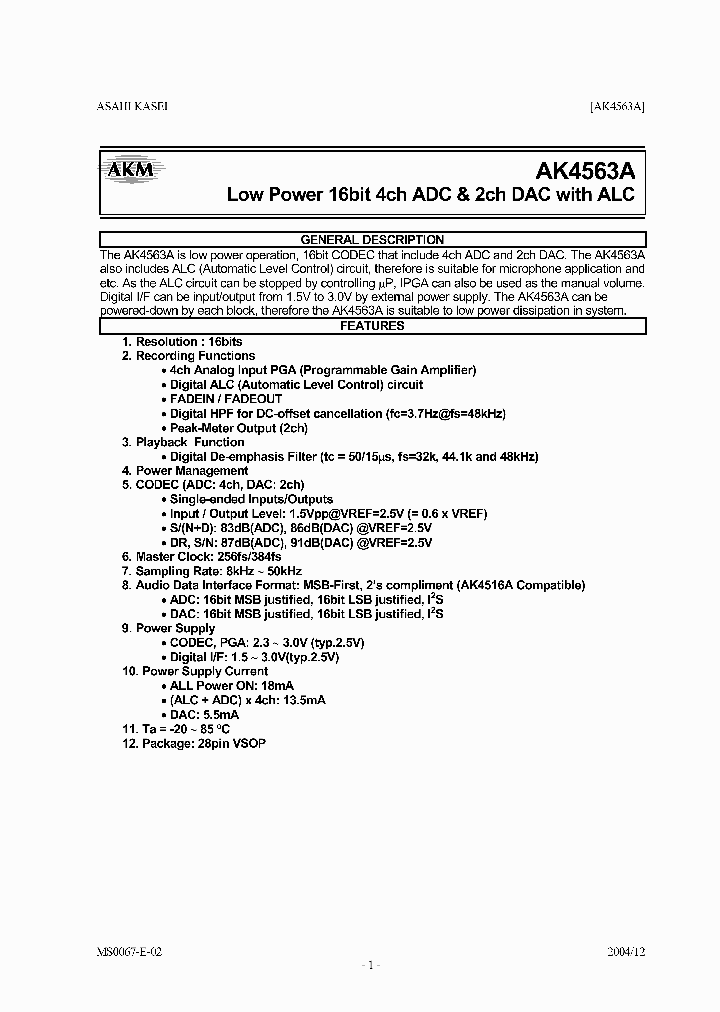 AK4563A_1360049.PDF Datasheet