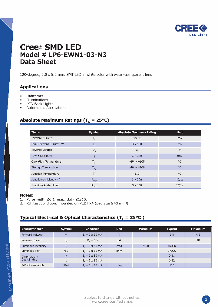 LP6-EWN1-03-N3_1364409.PDF Datasheet